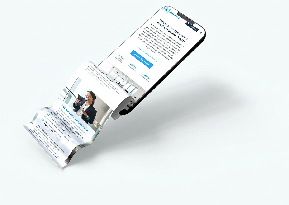 A panoRazzi website design translated into a detailed mobile experience