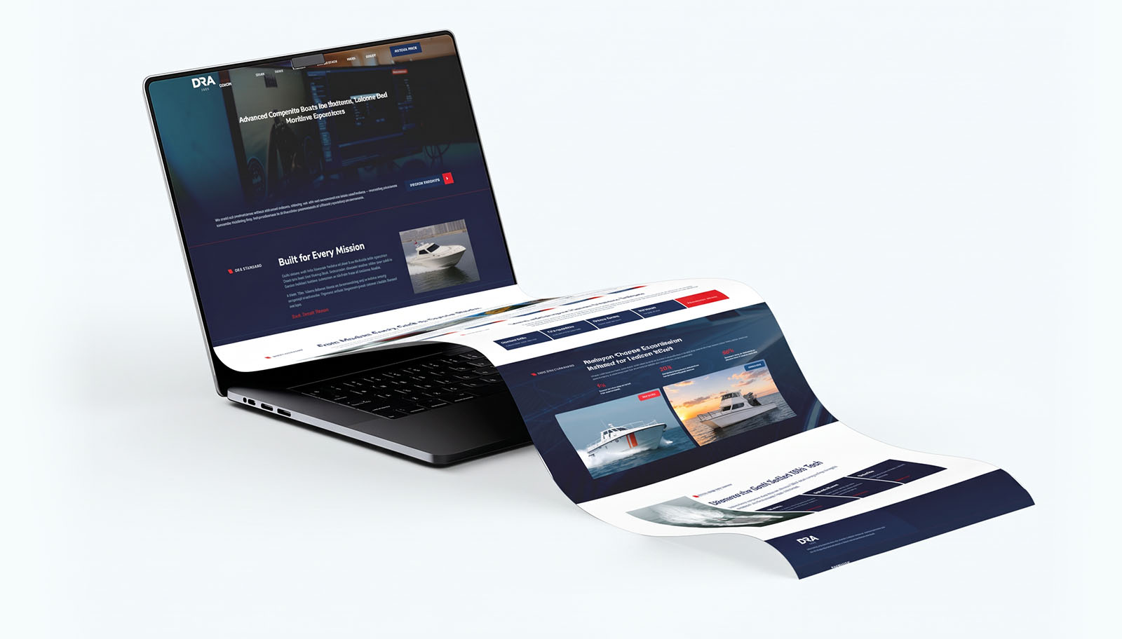 A selection of panoRazzi website designs displayed across a laptop and website layouts