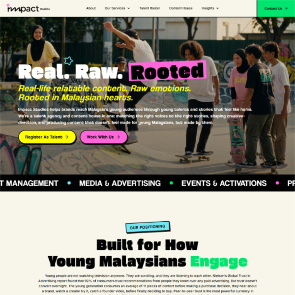 leisurecat website design